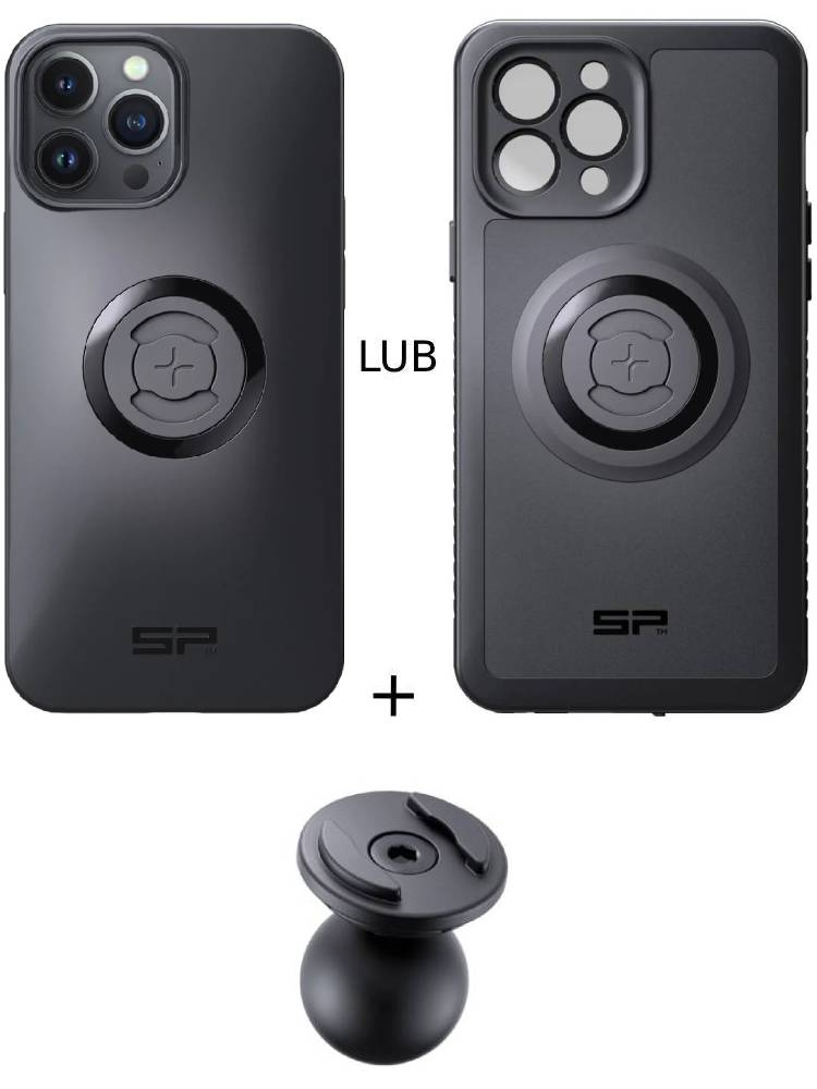 Zestaw: etui na telefon iPhone 13 Pro Max + uchwyt kulowy Pro SPC+ SP Connect