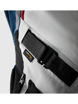 Kurtka motocyklowa tekstylna Rebelhorn Hardy 3.0 czarno-szaro-niebieska