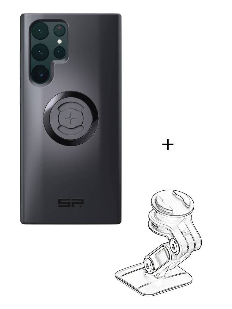 Zestaw do samochodu: etui na telefon Samsung Galaxy S22 Ultra + mocowanie SP Connect