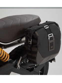 Zestaw: sakwa boczna LEGEND GEAR LC2 na lewą stronę + stelaż do Ducati Scrambler 1100 Pro / Sport Pro / Tribute Pro (19-25)