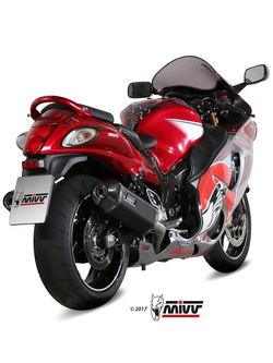 Tłumiki motocyklowe Slip-On Line (Speed Edge) MIVV do Suzuki GSX-R 1300 Hayabusa (08-17) czarne