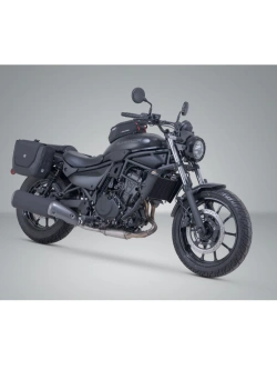 Zestaw sakw motocyklowych Legend Gear SideBag ze stelażami SW-Motech Kawasaki Eliminator 500 (23-) [poj.: 11l + 16l]