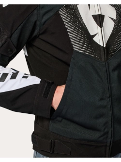 Kurtka motocyklowa tekstylna REV’IT! Hyperspeed 3 GT Air czarno-biała