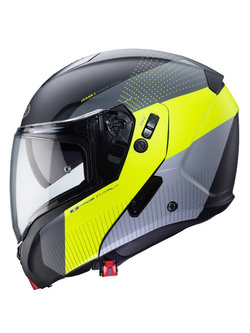 Kask szczękowy Caberg Horus Scout czarno-żółty matowy