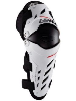 Ochraniacze kolan i ortezy dziecięce Leatt Knee&Shin Dual Axis biało-czarne