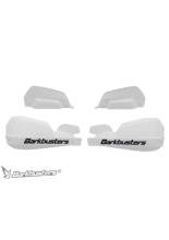Osłoni dłoni Barkbusters VPS z regulowanymi deflektorami + zestaw montażowy BMW F750GS (18-23), F850GS (18-23), F850GSA (18-24), R1250GS (18-24), R1250GSA (19-24), białe