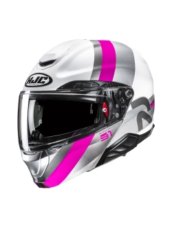 Kask szczękowy HJC RPHA 91 Fensh biało-różowy