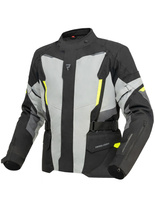 Kurtka motocyklowa tekstylna Rebelhorn Scout czarno-szaro-żółta
