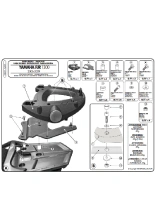 Stelaż pod kufer centralny Monokey Kappa Yamaha FJR 1300 (06-20) [płyta montażowa w zestawie]