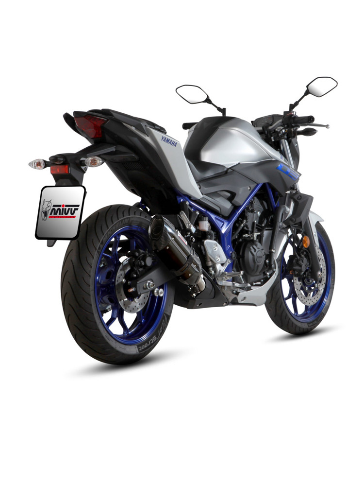 Tłumik motocyklowy Slip-On Line (Suono) MIVV do Yamaha MT-03 (16-) czarny