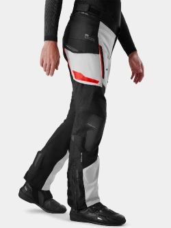 Spodnie motocyklowe tekstylne Shima Dune 2.0 G2 czarno-biało-czerwone
