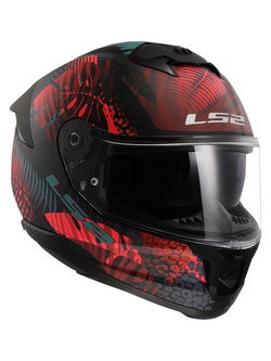 Kask integralny LS2 FF808 Stream II Jungle czarno-różowo-niebieski matowy