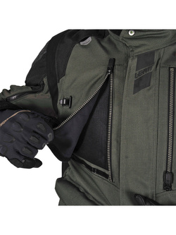 Kurtka motocyklowa tekstylna Leatt ADV MultiTour 5.5 Forest czarno-zielona