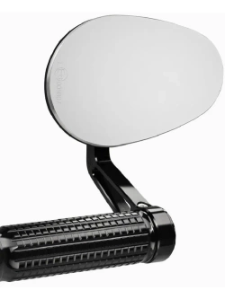 Lusterko motocyklowe uniwersalne Motogadget Mo.view Club aluminiowe, czarne [długość ramienia: 130 mm]