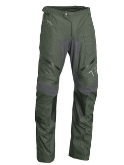 Spodnie cross Thor Terrain Over-the-Boot zielono-szare