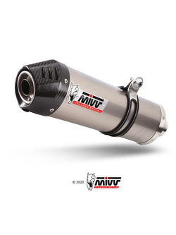 Tłumiki motocyklowe Slip-On Line (Oval) MIVV do Honda XL1000 Varadero (03-11) titanium