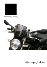 Szyba motocyklowa MRA Touring "T" Ducati Monster 696/796/1100 (08-14) czarna