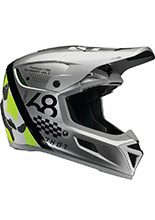 Kask enduro Thor Reflex Sport Riot szaro-żółty