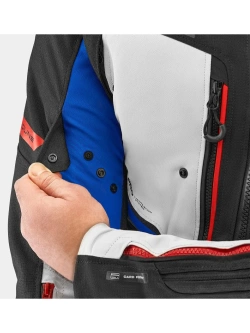 Kurtka motocyklowa tekstylna Shima Dune czarno-niebieska