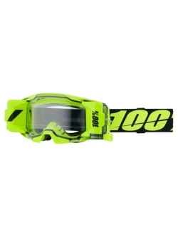 Gogle motocyklowe 100% ARmatic ForeCast z przeźroczystą szybką fluo-czarny