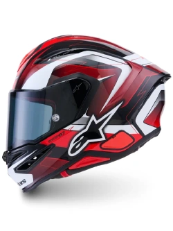 Kask integralny Alpinestars S-R7 Kinetis czarno-czerwono-biały