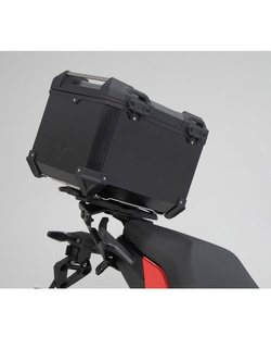 Zestaw: kufer centralny czarny TRAX ADV + stelaż Street-rack SW-Motech BMW F 900 R / XR [19-] [pojemność: 38 L]