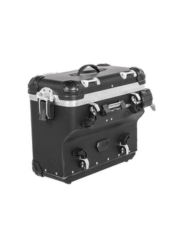 Zestaw: kufry boczne czarne Zega Evo X + stelaże srebrne Touratech KTM 890 Adventure/R, 790 Adventure/R (45/45L)