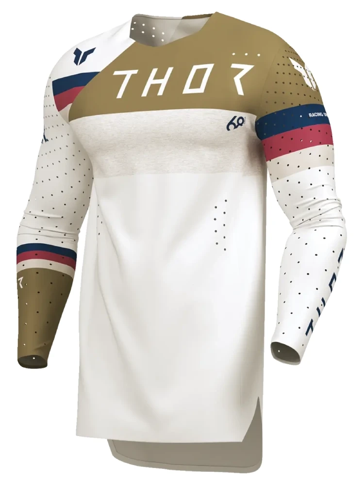 Bluza enduro Thor Sportmode League biało-brązowa