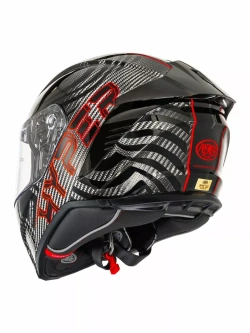 Kask integralny Premier Hyper Carbon PS 2 czarno-czerwony