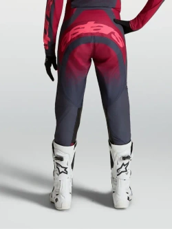 Spodnie cross damskie Alpinestars MX Stella Techstar Swan szaro-czerwone