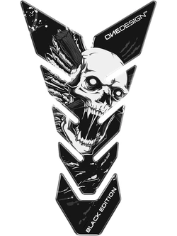 Tankpad Uniwersalny Onedesign Black Edition Skull 6