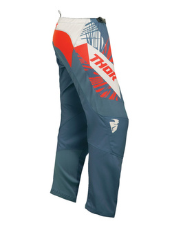 Spodnie cross damskie Thor Sector Split niebiesko-białe