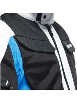 Kurtka motocyklowa tekstylna Dainese Desert Tex szaro-czarno-niebieska