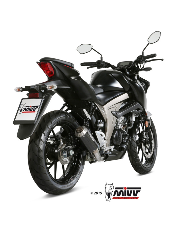 Pełny układ wydechowy (MK3) MIVV do Suzuki GSX-R / GSX-S 125 (17-20) carbon