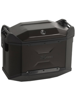 Kufer boczny aluminiowy Hepco&Becker Xceed Jet 38 lewy, czarny [pojemność: 38 l]