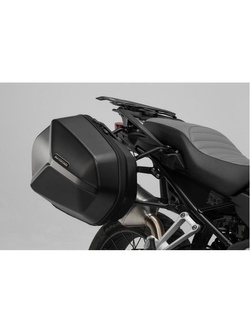 Zestaw: kufry boczne + stelaże PRO ABS Aero System Sw-Motech do BMW F 650/700/800 GS [pojemność: 2 x 25 L]