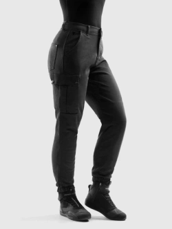 Jeansy motocyklowe damskie Rebelhorn Faster czarne