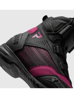 Buty motocyklowe Rebelhorn Core czarno-różowe