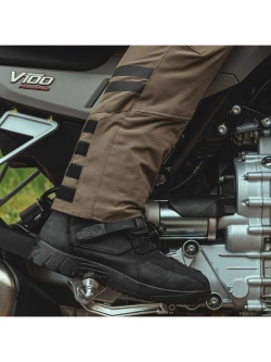 Spodnie motocyklowe tekstylne Modeka Lucano brązowo-czarne