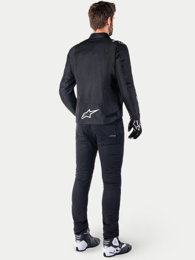 Kurtka motocyklowa tekstylna Alpinestars T-SPS V2 czarno-biała