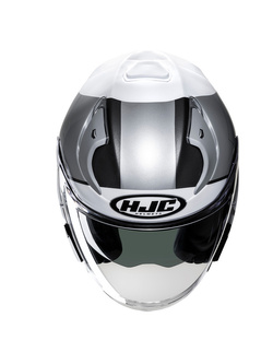 Kask otwarty HJC RPHA 31 Chelet srebrno-biały