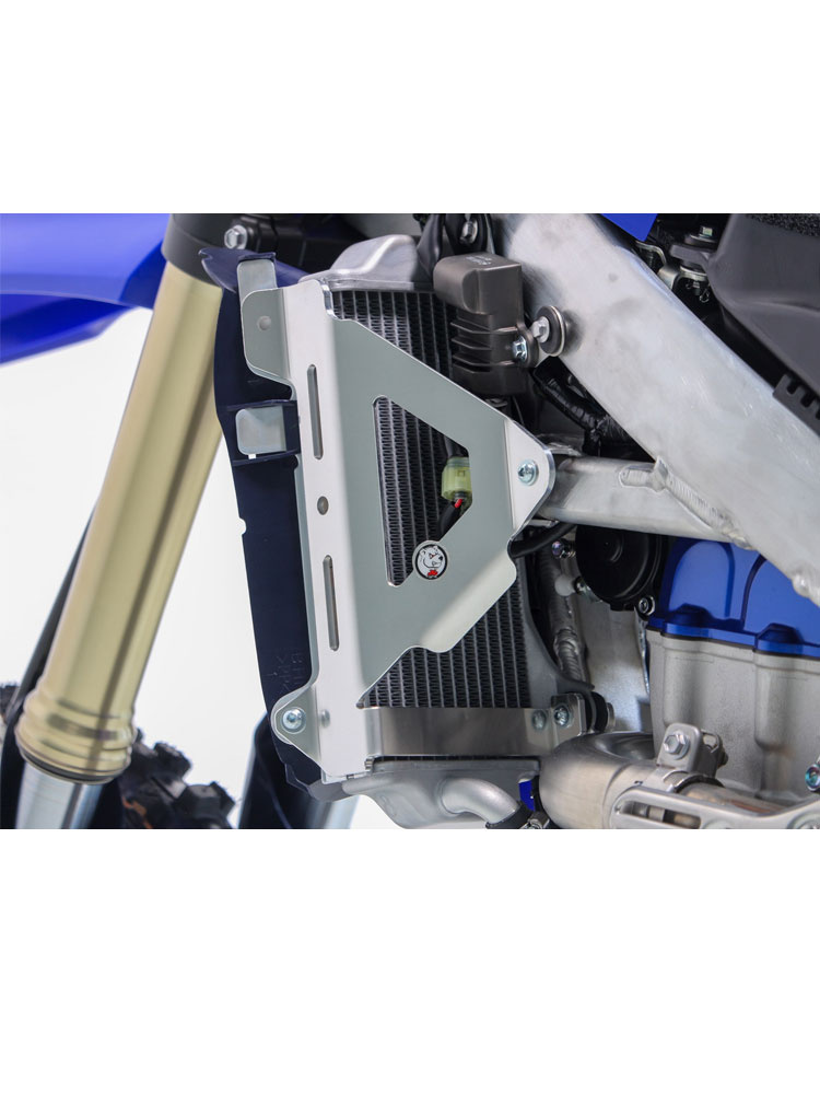 Osłony chłodnicy AXP Racing Yamaha YZ 450 F/FX (23-)/YZ 250 F/ FX (24-) srebrne