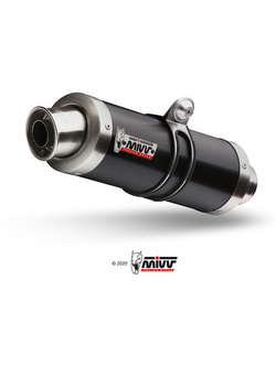 Tłumik motocyklowy Slip-On (GP) MIVV do Suzuki Gladius 650 (09-15) czarny