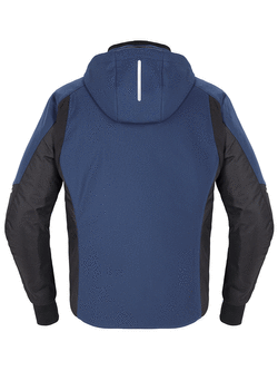 Bluza motocyklowa Spidi Hoodie Armor H2Out czarno-niebieska