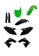 Pełny zestaw plastików Acerbis Kawasaki KX 250 F [09-12] zielono-czarny