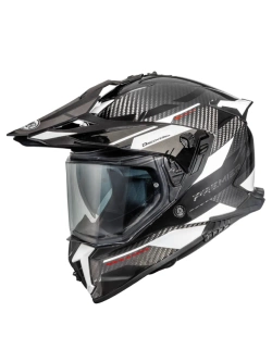Kask adventure Premier Discovery Carbon EA 8 czarno-biały