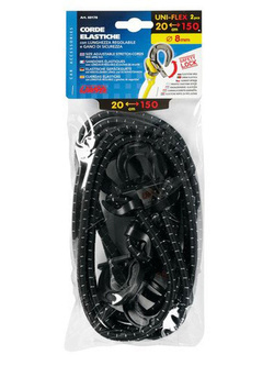 Para elastycznych linek z regulacją rozmiaru i zamkami bezpieczeństwa 20-150 cm marki Lampa