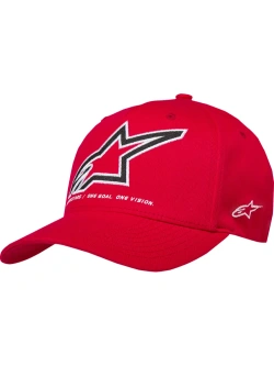 Czapka z daszkiem Alpinestars Lineout czerwona