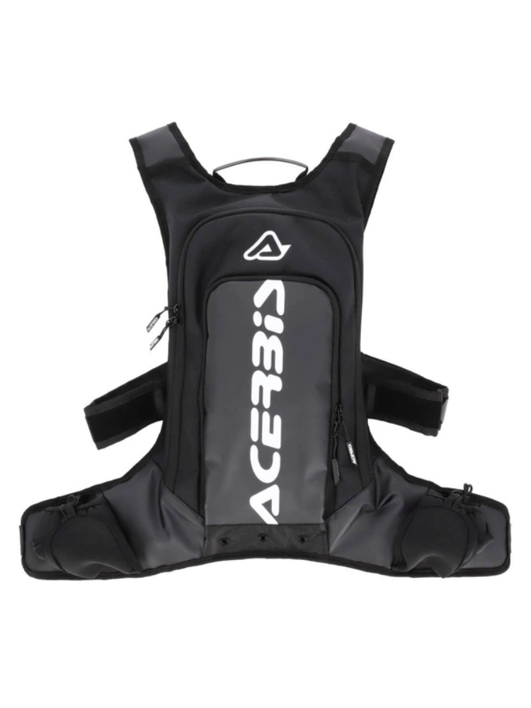 Plecak enduro Acerbis X-Storm Logo z bukłakiem 3 litry, czarno-biały [pojemność: 14.5 l]
