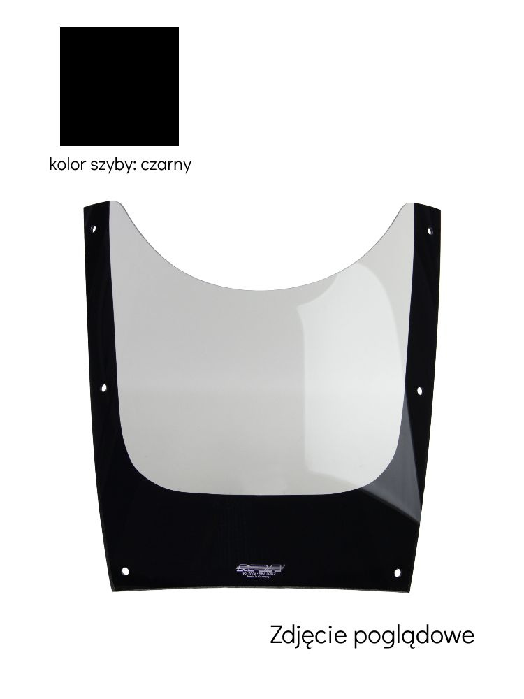 Szyba motocyklowa MRA Spoiler "S" Kawasaki GPX 750 R (wszystkie roczniki) czarna